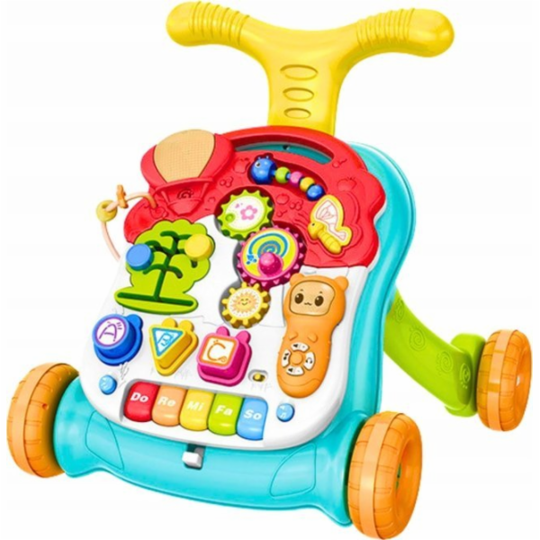 LeanToys Chodítko, odstrkovadlo, vzdělávací stůl 2v1, int...