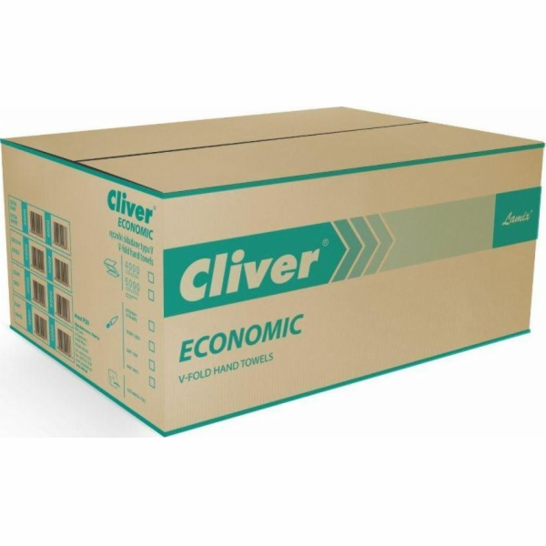 Cliver Ručník ZZ White 4000 Economic Cliver