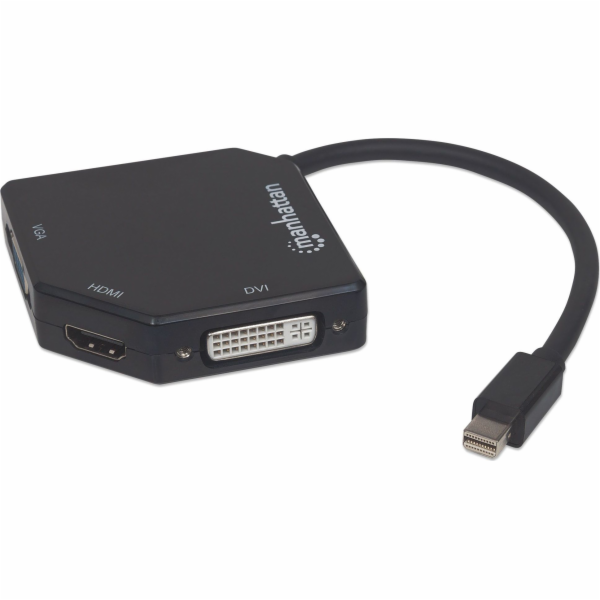 Manhattan AV adaptér DisplayPort Mini - HDMI - D-Sub (VGA...