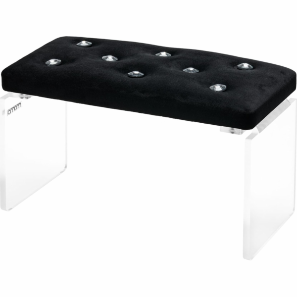 Activeshop Stojan na manikúru Momo Diamond Velour černý
