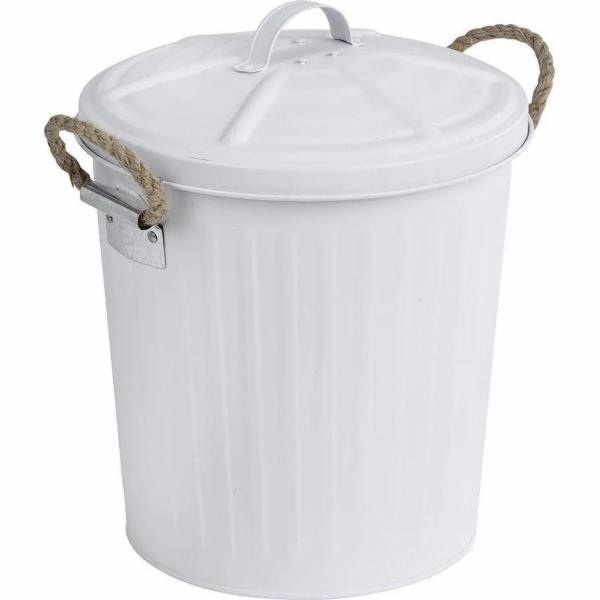Wenko Odpadkový koš GARA bílý odpadkový koš s víkem, 6 l,...