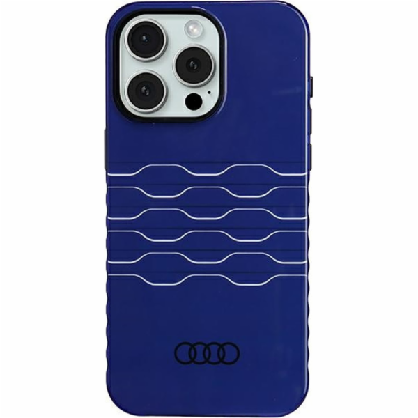 Audi Pouzdro IML MagSafe pro iPhone 15 Pro Max 6.7, tmavě...
