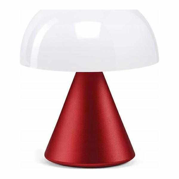 Lexon Stolní lampa Lexon Mina Mini, LED, červená/tmavě če...