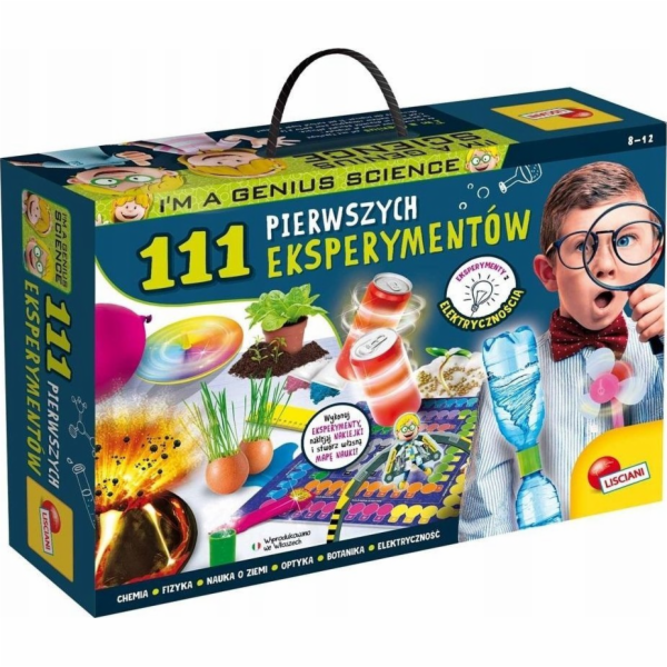 Lisciani LISCIANI JSEM GÉNIUS 111 PRVNÍCH EXPERIMENTŮ.