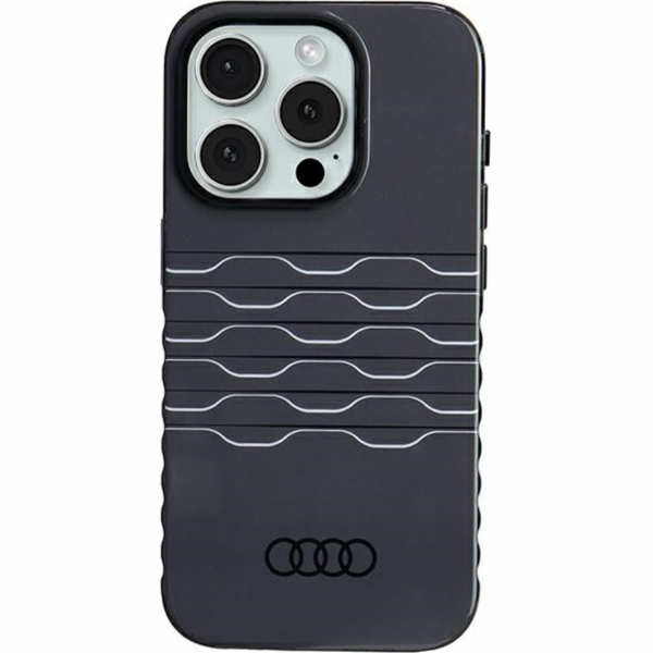 Audi Pouzdro IML MagSafe pro iPhone 15 Pro 6.1 černé/čern...