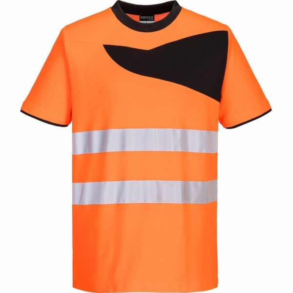 Portwest PW213 - Tričko s výstrahou PW2 - žluto-černé XL