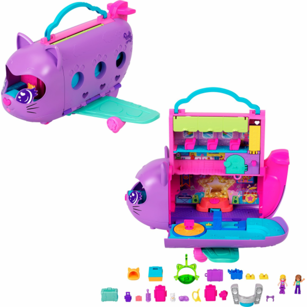 Mattel Polly Pocket Kočičí letadlo (HWP19)