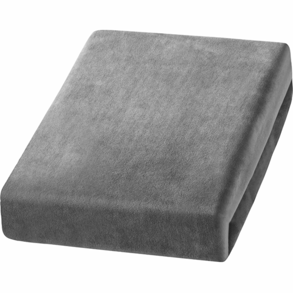 Activeshop Sametové prostěradlo šedé