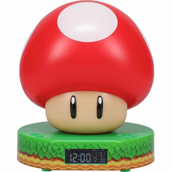 Paladone Super Mushroom - Budík, digitální hodiny (PP1006...