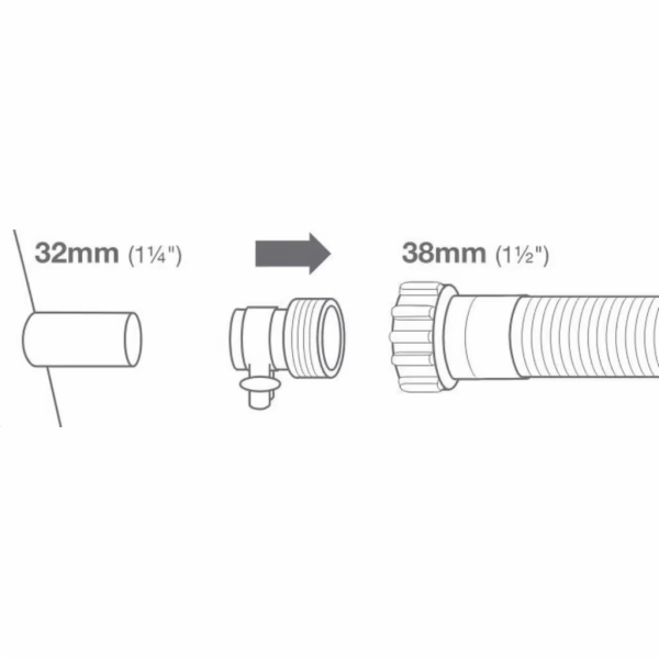 Marimex Adaptér B k propojení bazénů Intex - 2 ks (10624281)