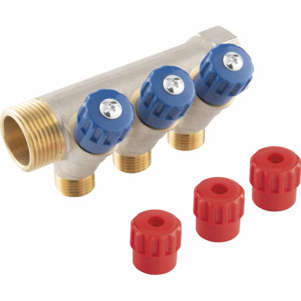 Ferro Rozdělovač Sanitary 1x1/2, 4cestný