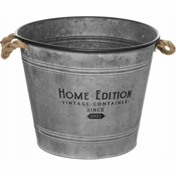 Atmosphera Zinkový kryt, vintage kbelík, O 38 cm