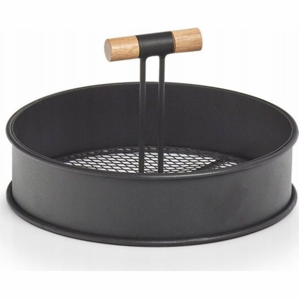 Zeller Kovový stojan s úchyty, O 20 cm, černý, ZELLER