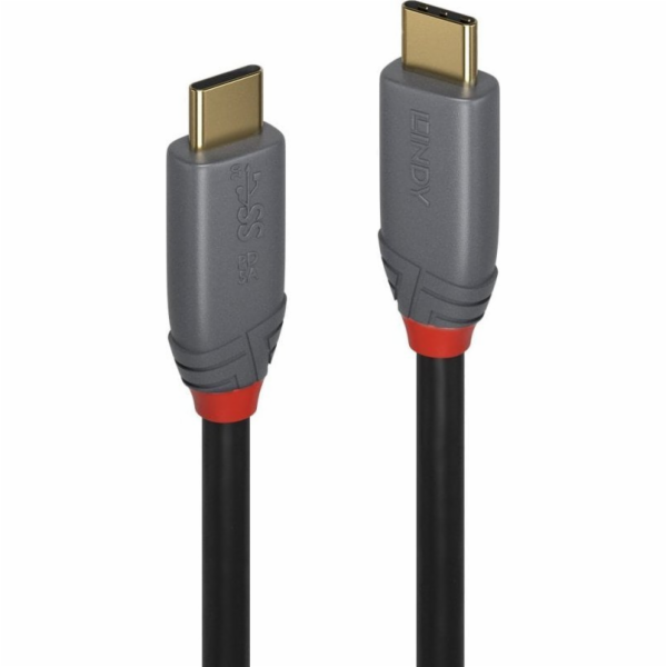 Lindy USB kabel LINDY USB 3.2 kabel Type-C/C 5A PD Anthra...