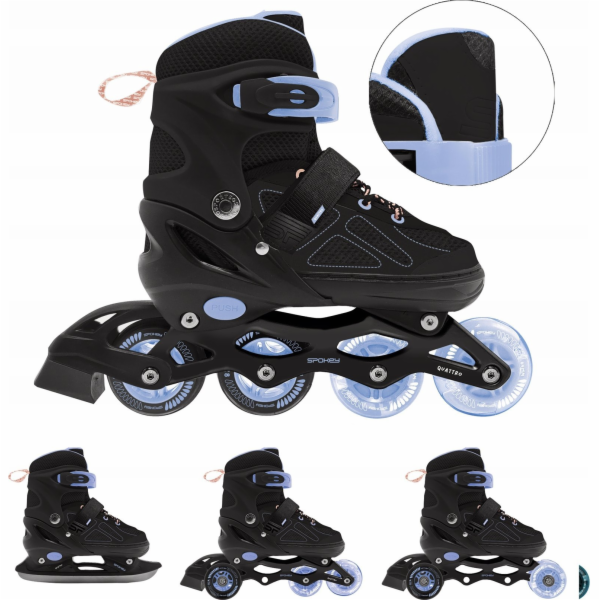 Spokey Rollerblades Nastavitelné dětské kolečkové brusle ...