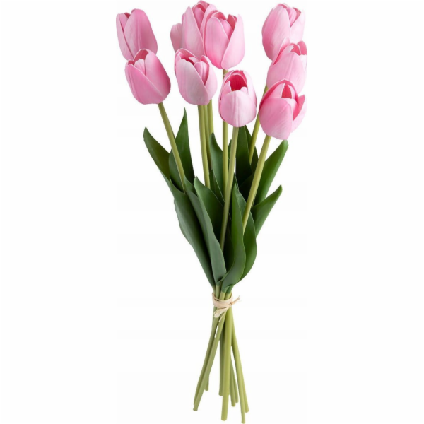 Atmosphera Umělé růžové tulipány SATIS, 10 květů