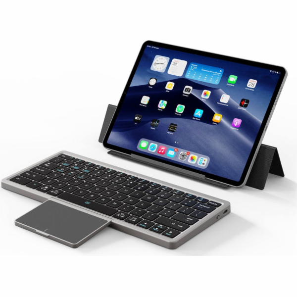 Dux Ducis Bezdrátová Bluetooth klávesnice s touchpadem, ř...