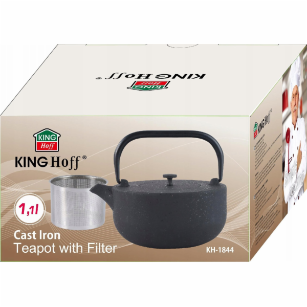 KingHoff Litinová konvice 1,1 l s filtrem KINGHOFF KH-1844