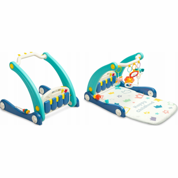 Toyz 2v1 Chodítko s hudební podložkou modré