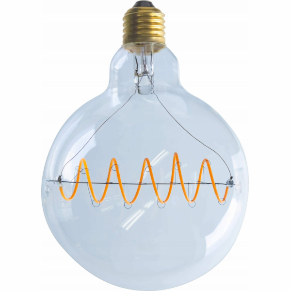 Segula LED Bridge Globe 125 Curved Plus čirá E27 6,5W 1900K
