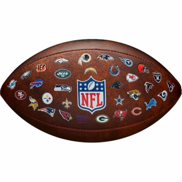 Wilson Míč NFL JR Throwback FB 32 Team Logo WTF1534XBNFL ...