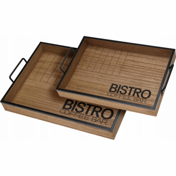 NoName Servírovací podnosy Bistro, 2 kusy