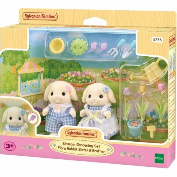 Epoch Sada hraček Paradise Flora Rabbit od Sylvanian Fami...
