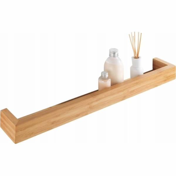 Wenko Koupelnová police BAMBOO, bambus, 60 x 9 x 5 cm, WENKO
