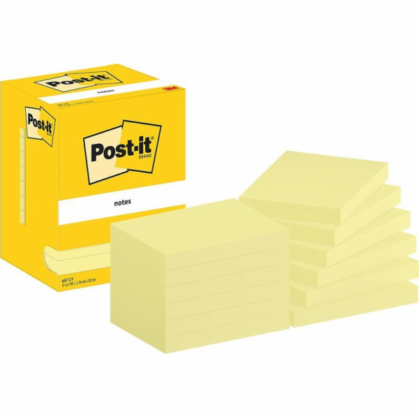 Post-it Samolepicí bločky POST-IT® (657), 102x76mm, 12x10...