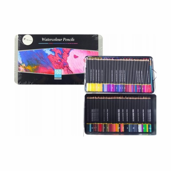 LeanToys Velká sada rozpustných pastelek 160 kusů barev