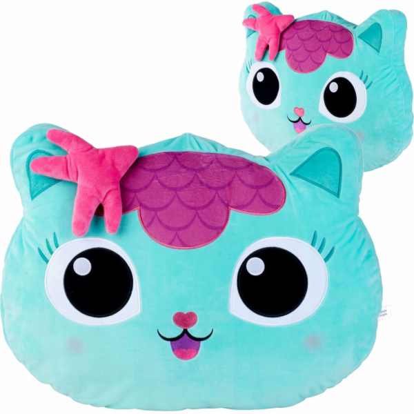 NoName Polštářek Gabi s Cat House s mořskou pannou 50 cm