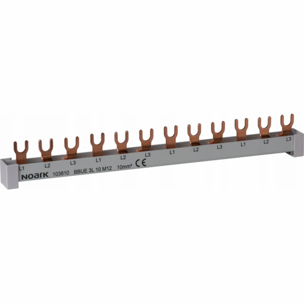 Noark Noark 101448 3-FAZ 10MM2 63A 54MOD 1M BBU 3L 10 M54...