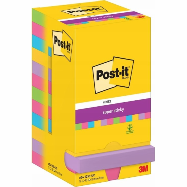 Post-it Super samolepicí bločky 76x76 mm (654-12SS-UC) (1...