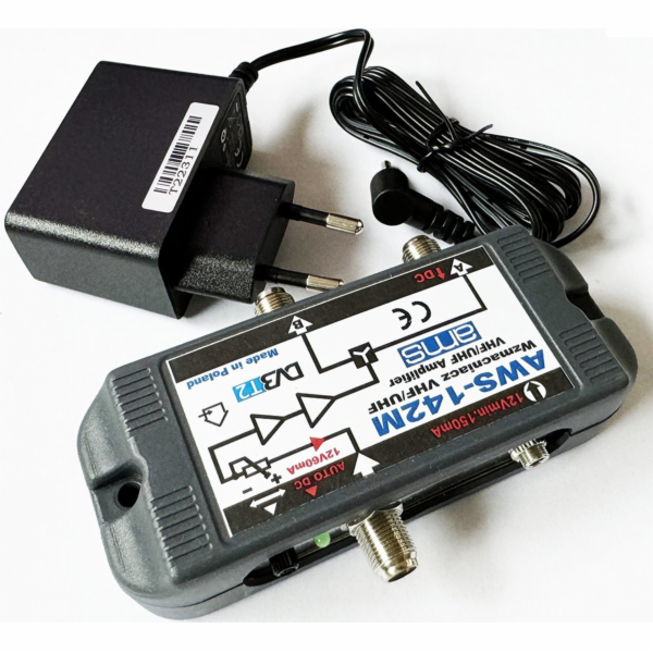 AMS TV tuner pozemní televizní anténní zesilovač (AWS-142M)