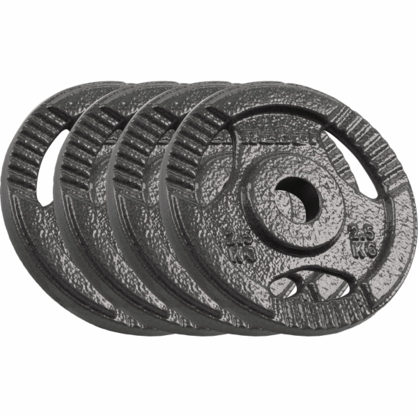 Rebel Sada litinových závaží 4x2,5kg, otvor 31mm, destičk...