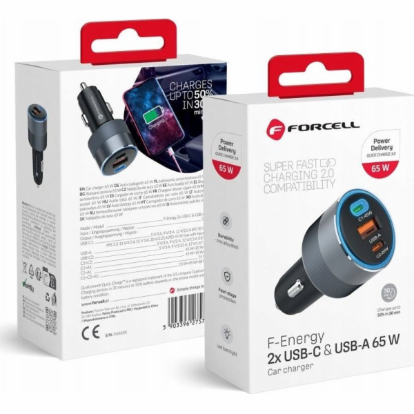ForCell Nabíječka FORCELL F-ENERGY Alu autonabíječka 2 x ...