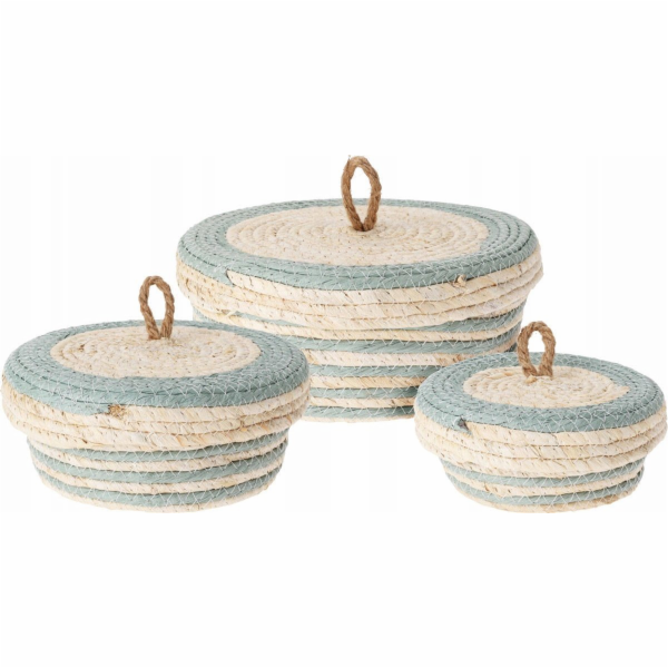 Home Styling Collection Úložné nádoby s víkem pro domácí ...