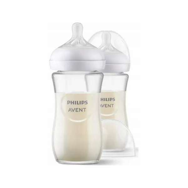 Avent SCY933/02 RESPONSIVNÍ SKLENĚNÁ LAHEV PŘÍRODNÍ 2x240ml