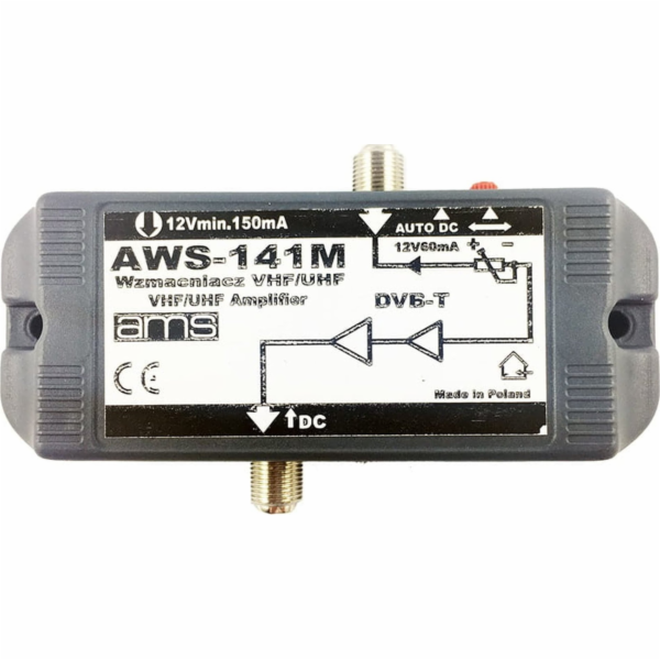 AMS RTV anténa Interní anténní zesilovač (AWS-141M)