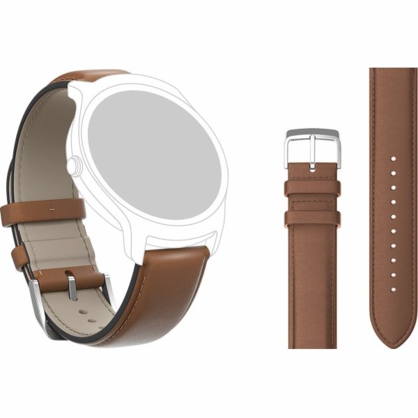 Mobvoi Ticwatch kožený řemínek (hnědá)