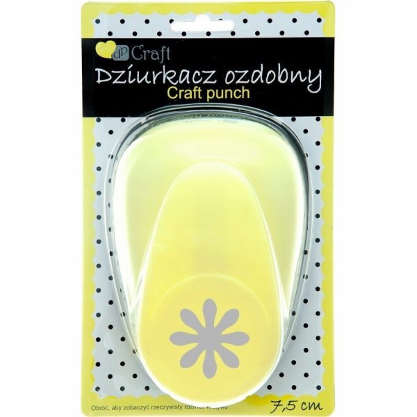 DP Craft Dekorativní děrovačka 7,5 cm sedmikráska