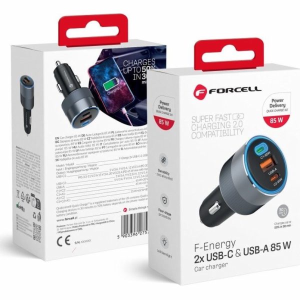 ForCell Nabíječka FORCELL F-ENERGY Alu autonabíječka 2 x ...