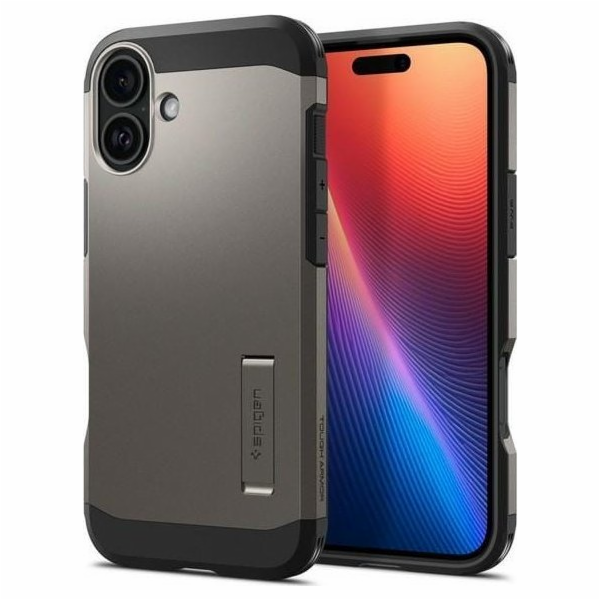Spigen Pouzdro Tough Armor MAG pro iPhone 16 MagSafe, stř...