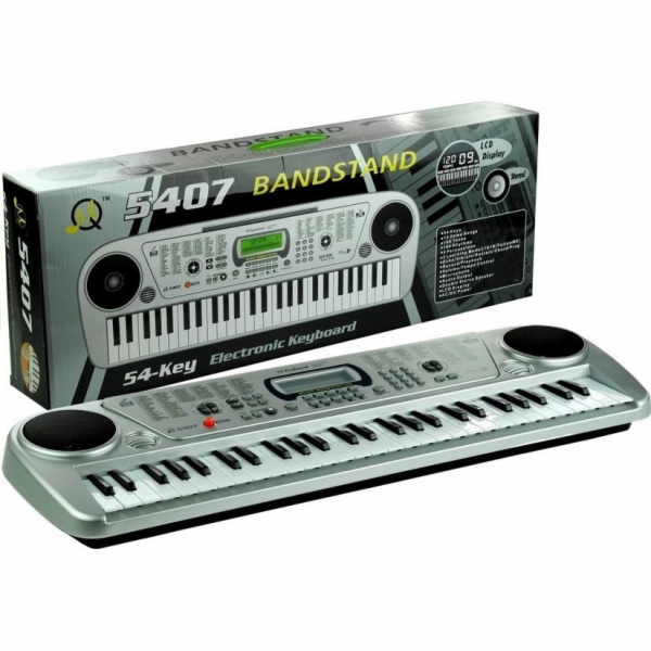 LeanToys klávesy MQ5407 varhany 54 kláves LCD nabíječka L...