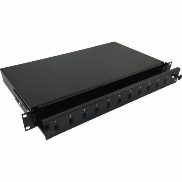 Alantec Optický panel 12xSC Sim 1U černý