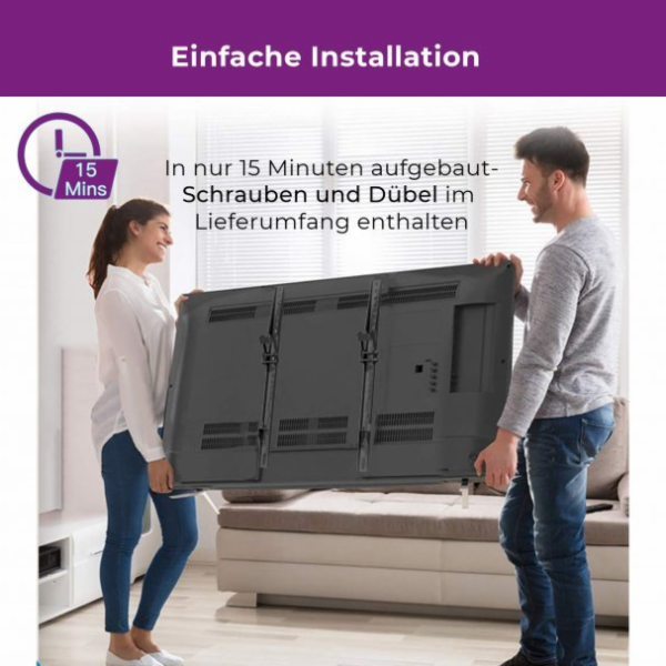 Ultron Ultron Wandhalterung Flatscreen WM200 32-60 Neigun...