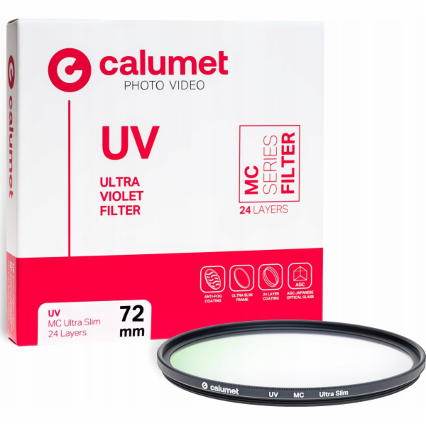 Calumet Filtr UV filtr Calumet MC 72 mm ultra tenký 24 vr...