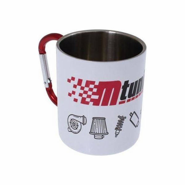 MTuning Kovový hrnek 300ml bílý MTuning