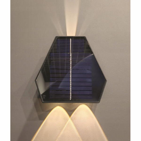 BestService Nástěnná lampa Lumax Solar LGS510CT Solární n...