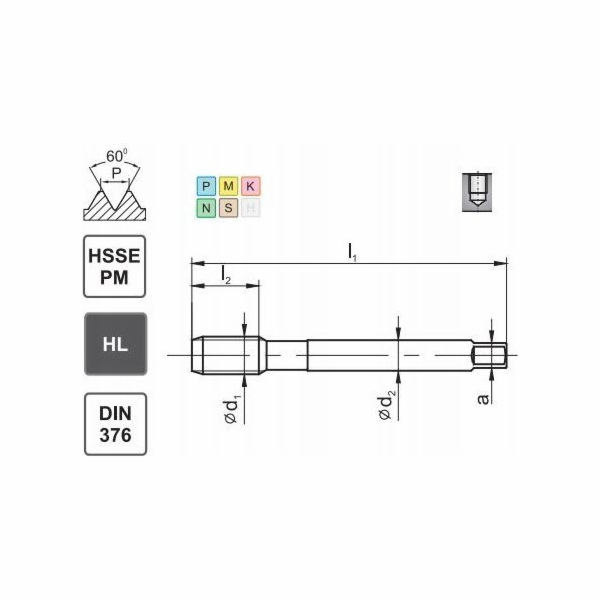 Fanar THREAD M10 DIN-376C R45 (6HX) HSSE-PM HL MASTERTAP